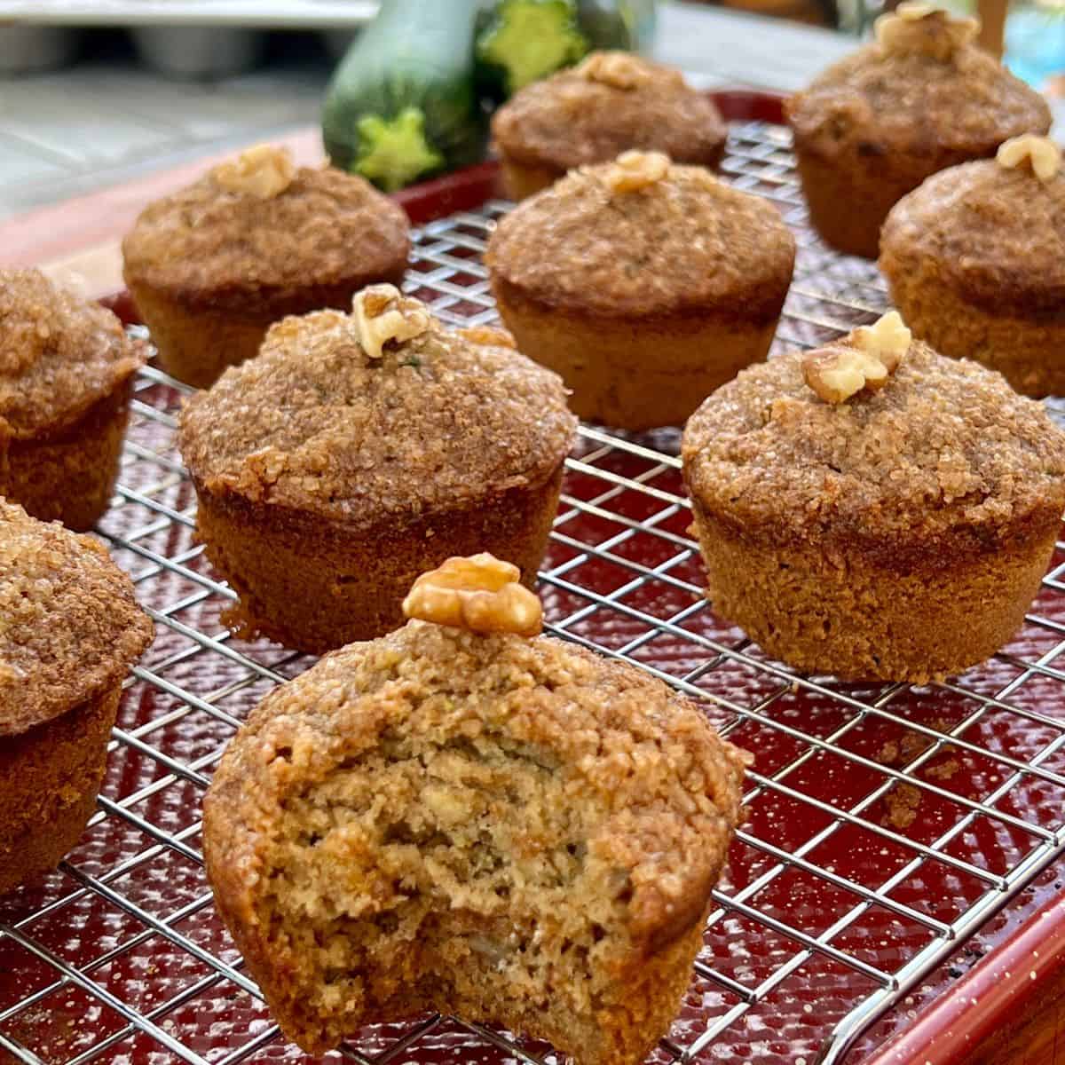 Easy Healthy Zucchini Muffins: Use Your Garden Surplus